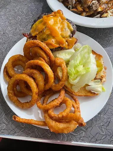 Hot dog at White Star Diner in Winnipeg, MB