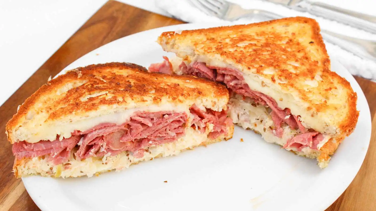 Reuben sandwich at White Star Diner, Winnipeg